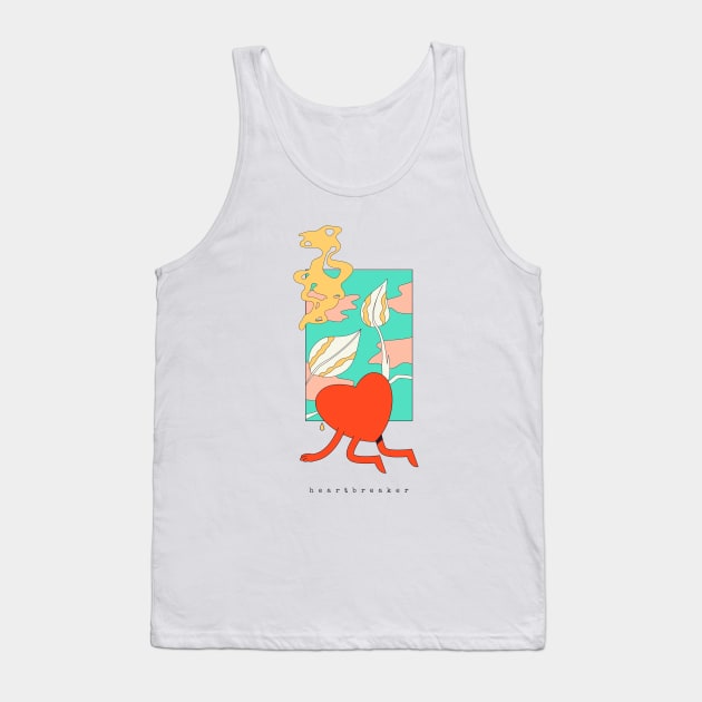 Heartbreaker Tank Top by graphicsbyedith